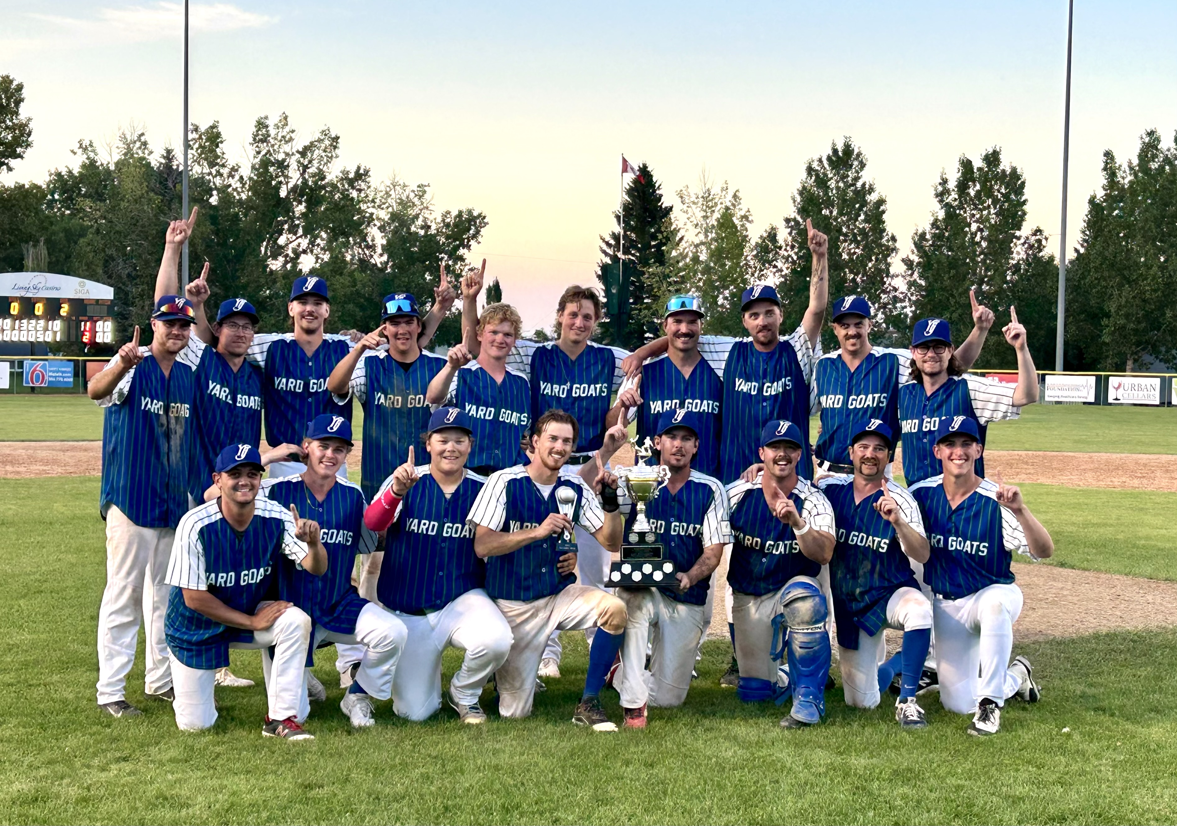 Yard Goats win Sask-Alta Baseball League in epic battle with Cabri